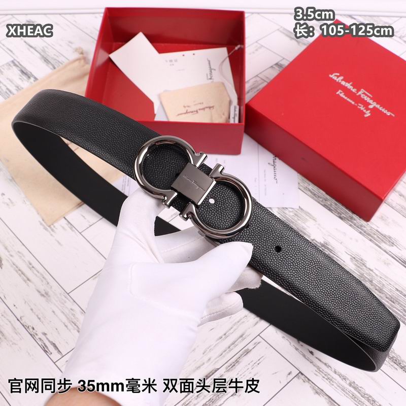 Ferragamo belt 35mmX105-125cm 8L130